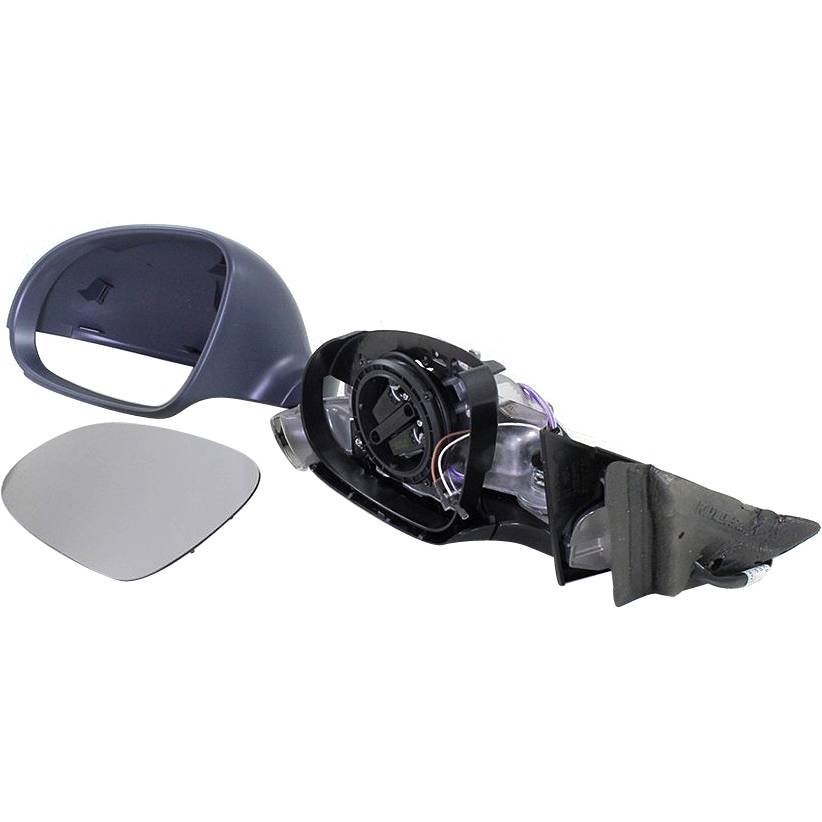 VOLKSWAGEN PASSAT (1PC HEAD/LAMP Design) DOOR MIRROR LEFT (Driver Side) PWR/HTD/M-FOLD (WO/LAMP)(WO/MEMORY)(FROM 10-03) OEM#3B1857507T01C 2003-2005 PL#VW1320138