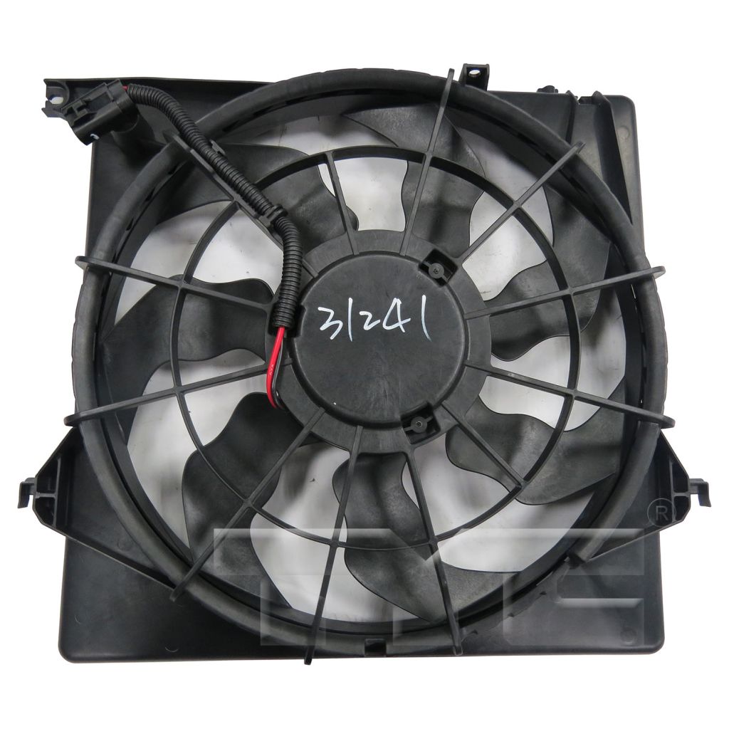 HYUNDAI SANTA FE SPORT (2.0/2.4L) RADIATOR FAN ASSEMBLY (2.0L) OEM#253804Z500 2013-2018 PL#HY3115141