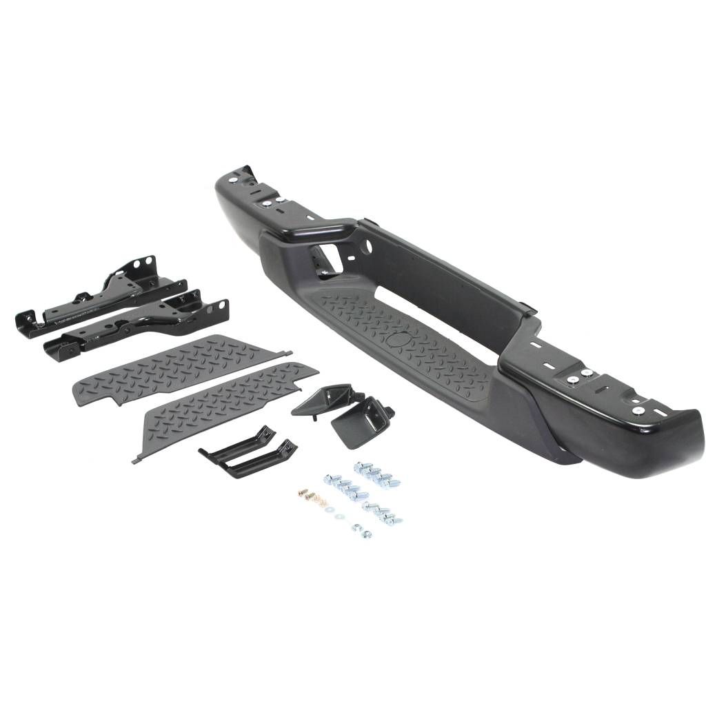 GM TRUCKS & VANS CANYON (GMC) STEP BUMPER ASSEMBLY BLACK (W/O XTREME & TOWING) OEM#20814972-PFM 2008-2012 PL#GM1103157