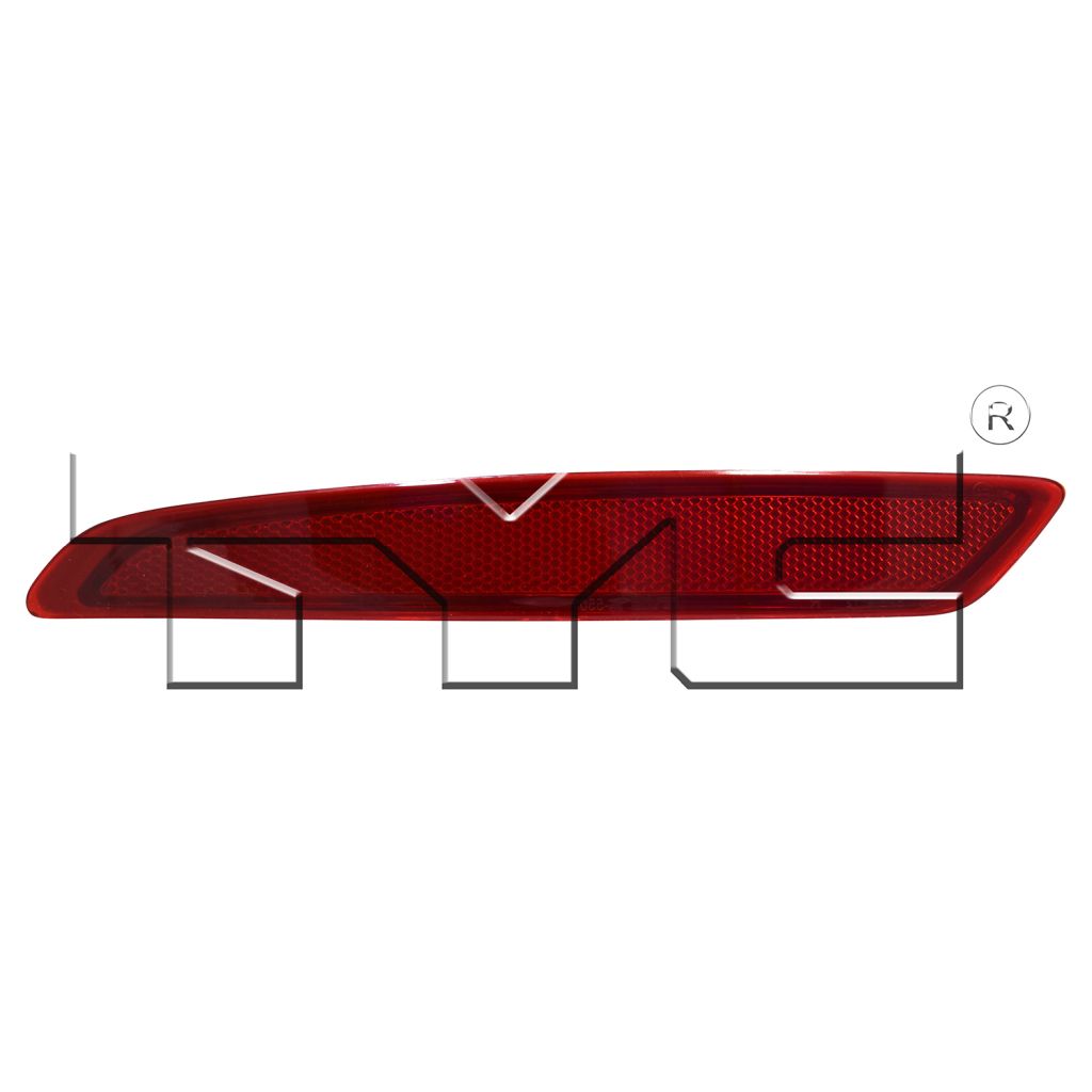 FORD FIESTA/SEDAN REAR BUMPER REFLECTOR LEFT (Driver Side) OEM#BS7Z13A565B 2014-2019 PL#FO1184108
