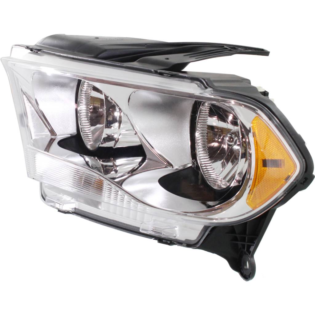 DODGE TRUCKS & VANS DURANGO HEAD LAMP ASSEMBLY LEFT (Driver Side) (HALOGEN)(CHR BEZEL)**CAPA** OEM#55079367AC 2011-2013 PL#CH2502228C