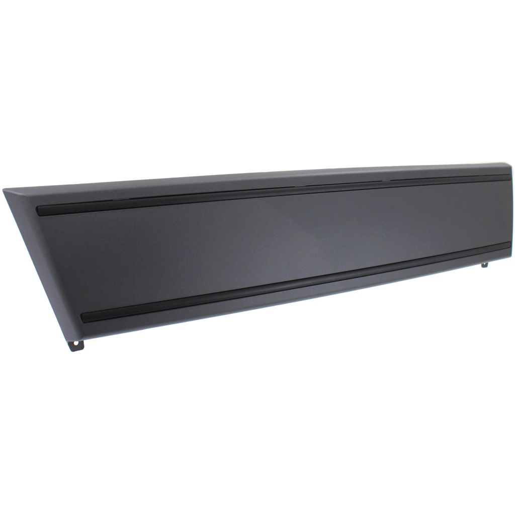 AUDI S5 CABRIO FRONT BUMPER LICENSE PLATE BAR PTD-BLACK WO/LICENSSE PLATE MOUNT OEM#8K0807287A3FZ 2010-2012 PL#AU1068103