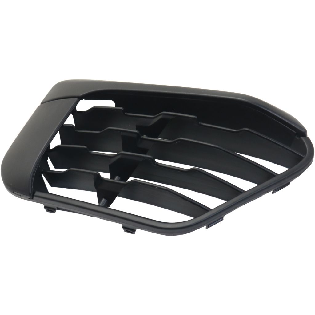 BMW BMW X1 FRONT BUMPER GRILLE RIGHT (Passenger Side) MAT-BLACK (WO/SENSOR)(BASE) OEM#51117453982 2016-2019 PL#BM1039203