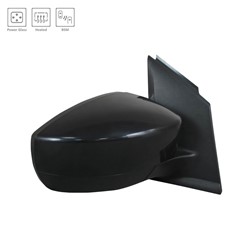 FORD TRUCKS & VANS ESCAPE DOOR MIRROR RIGHT (Passenger Side) PWR/HTD (WO/SIGNAL)(W/BSD)(PTM) OEM#GJ5Z17682DA-PFM 2017-2019 PL#FO1321568