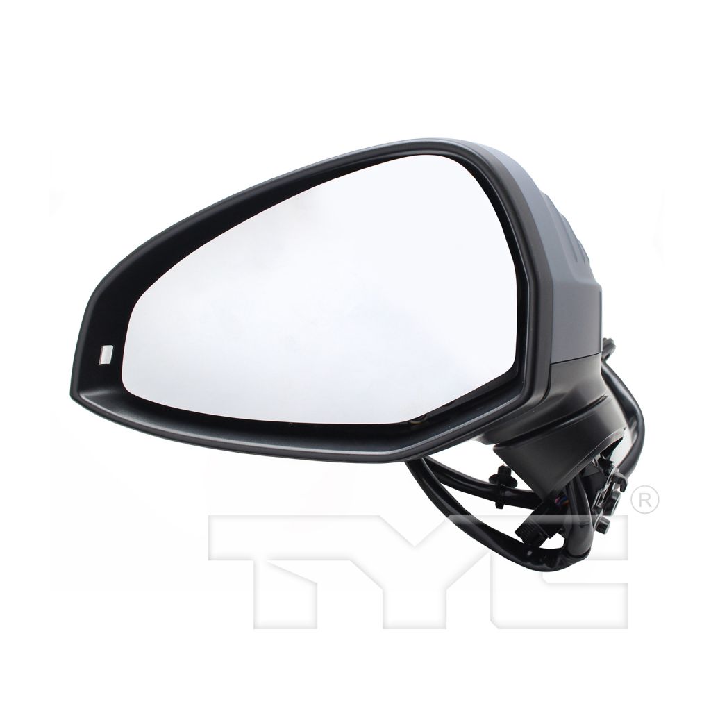 AUDI ALLROAD (A4)(WAGON) DOOR MIRROR LEFT (Driver Side) PWR/HTD/SIGNAL (WO/LANE DEPARTURE)(WO/AUTO DIMMING)(PTM) OEM#8W1857409T9B9-PFM 2017-2019 PL#AU1320135