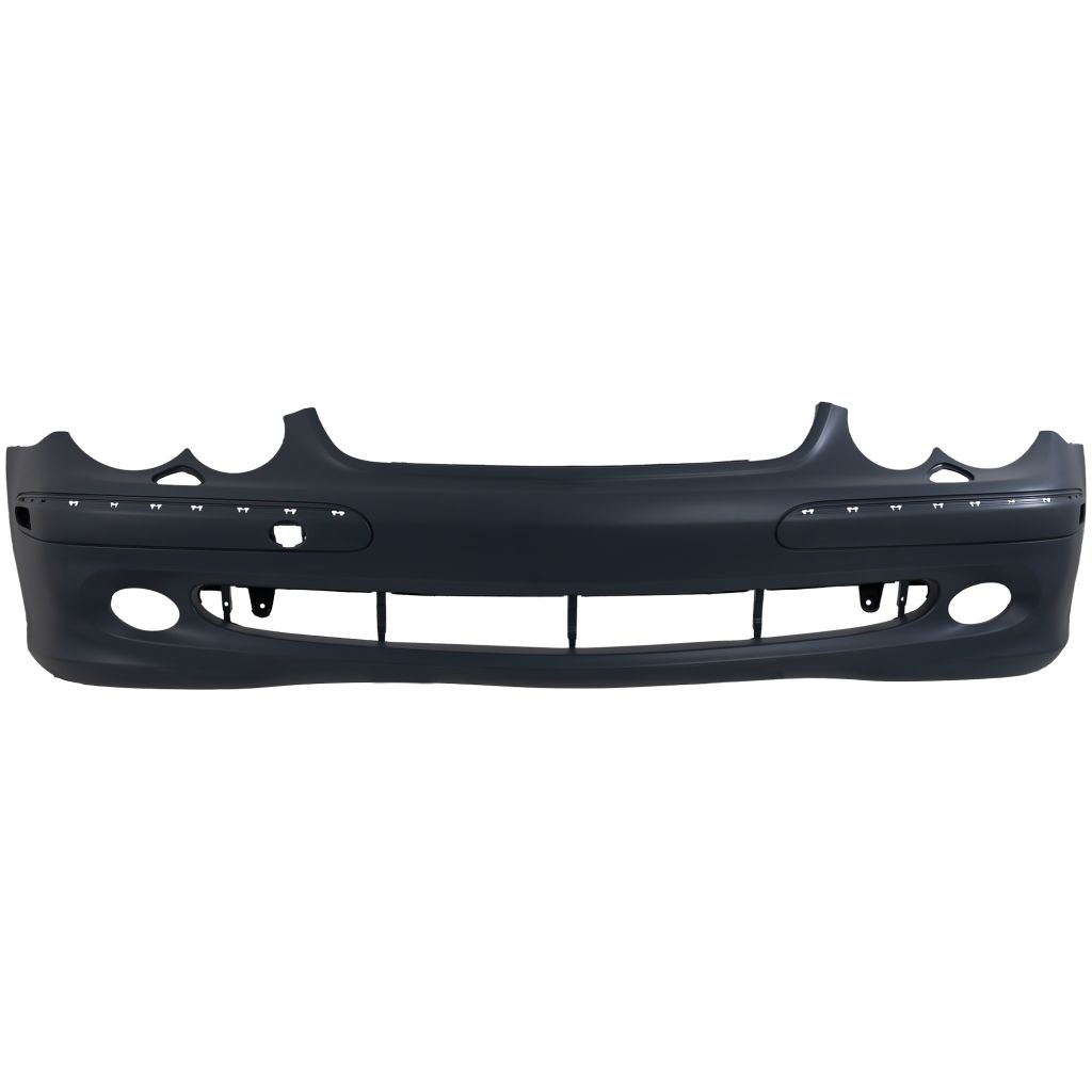 MERCEDES-BENZ CLK-CLASS (209) (EXC 03 CONV) FRONT BUMPER COVER PRIMED (W/WASHER(WO/SENSOR)(W/O SPORT)(EXC CLK63) OEM#2098850625 2003-2005 PL#MB1000194