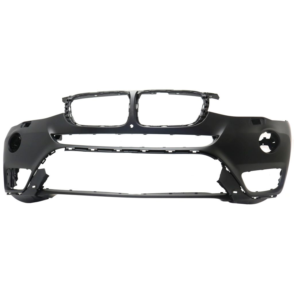 BMW BMW X3 FRONT BUMPER COVER PRM(W/LED FOG)(WO/SENSOR)(WO/CAMERA)(WO/M PKG) OEM#51117389897 2015-2017 PL#BM1000351