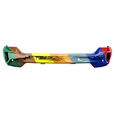 GM TRUCKS & VANS SILVERADO/PU 1500 (19 OLD STYLE) FRONT BUMPER CHROME (W/FOG)(W/SENSOR) OEM#84029812 2016-2019 PL#GM1002862