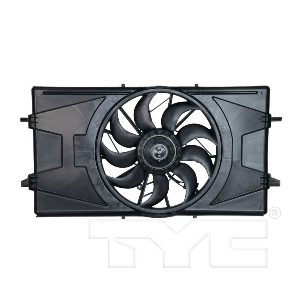 SATURN ION RADIATOR & A/C FAN ASSEMBLY (2.2/2.4L)(SINGLE FAN)(3 PIN PLUG) OEM#15860809 2003-2007 PL#GM3115177