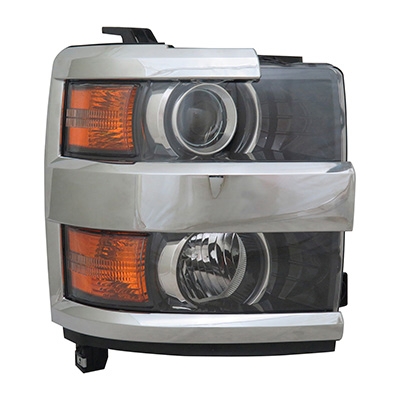 GM TRUCKS & VANS SILVERADO/PU 2500/3500 (CHEVY) HEAD LAMP ASSY RIGHT (Passenger Side) (CHROME) OEM#84388593 2015-2019 PL#GM2503416