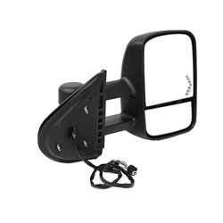 GM TRUCKS & VANS SILVERADO/PU 2500/3500 (CHEVY) DOOR MIRROR RIGHT (Passenger Side) POWER/HEATED (W/TOW)(DUAL ARM) (W/ LED Signal in Glass) OEM#20862099 2011-2014 PL#GM1321354