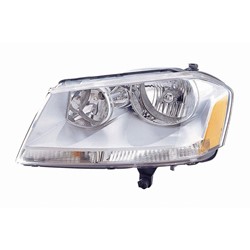 DODGE AVENGER HEAD LAMP ASSEMBLY LEFT (Driver Side) (CHROME HSG)**CAPA** OEM#5116343AD 2008-2014 PL#CH2502182C
