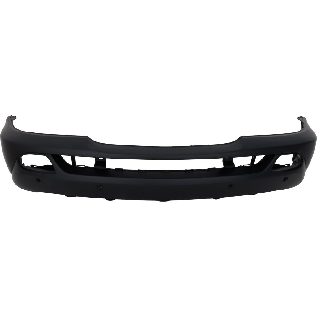 MERCEDES-BENZ ML-CLASS (163) FRONT BUMPER COVER PRIMED (W/RECT FOG)(W/PARK)(W/O WASHER) OEM#1638804770 2002-2005 PL#MB1000164
