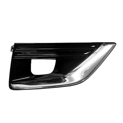 INFINITI Q50 FOG LAMP COVER RIGHT (Passenger Side) PTD-BLACK W/CHROME MLDG (LUXE MDL) OEM#622566HH0A 2018-2023 PL#IN1039110