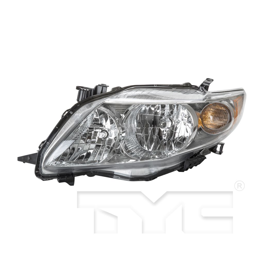 TOYOTA COROLLA/SEDAN HEAD LAMP ASSEMBLY LEFT (Driver Side) (Exc S/XRS MDL)(CANADA BUILT) **CAPA** OEM#8115002670 2009-2010 PL#TO2502182C