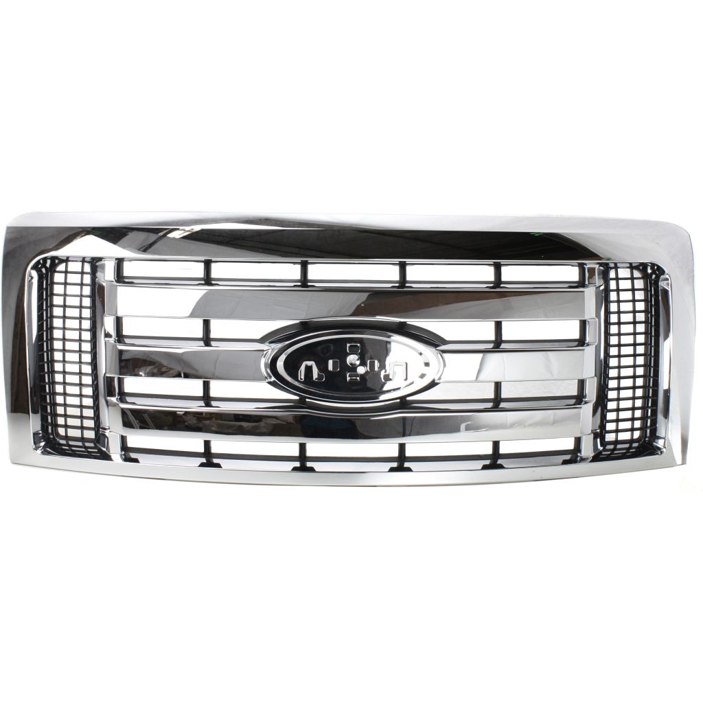 FORD TRUCKS & VANS FORD/PU (F150)(EXC SVT RAPTOR) GRILLE CHROME (3 BAR)(XLT MDL)**CAPA** OEM#9L3Z8200D 2009-2012 PL#FO1200511C