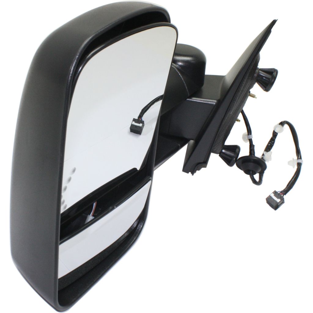 GM TRUCKS & VANS SIERRA/PU 2500/3500 (GMC) DOOR MIRROR LEFT (Driver Side) PWR/HTD/M-FOLD (TOW TYPE)(DUAL ARM)(W/SIGNAL IN GLASS)(BLK) OEM#22820397 2015-2019 PL#GM1320458