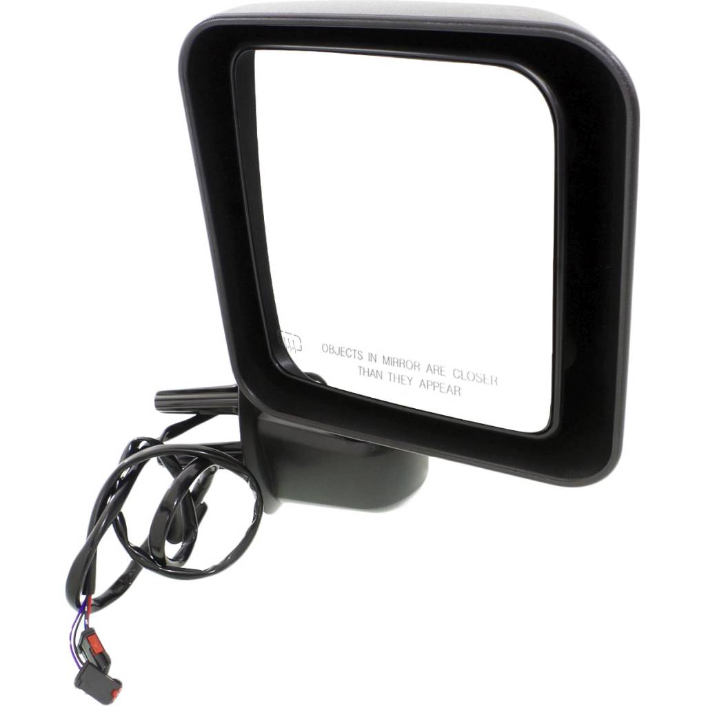JEEP WRANGLER (JK) DOOR MIRROR RIGHT (Passenger Side) POWER HTD (TXT-BLK)(N-FOLD) OEM#68249846AC 2015-2018 PL#CH1321390