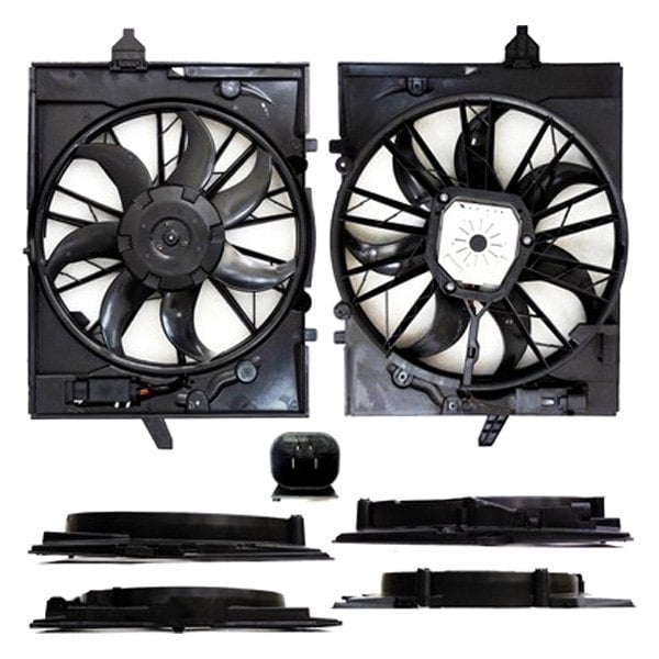 BMW BMW 5 SERIES (SEDAN) RADIATOR FAN ASSY A/T (525/530 04-7/05) OEM#17427524881 2004-2006 PL#BM3120100