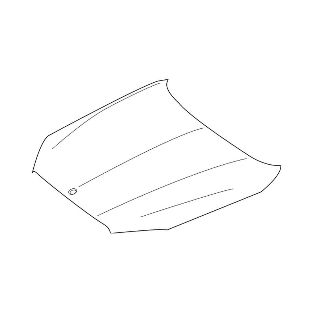 MERCEDES-BENZ S-CLASS (222) HOOD (STEEL) OEM#2228800057-PFM 2014-2020 PL#MB1230157