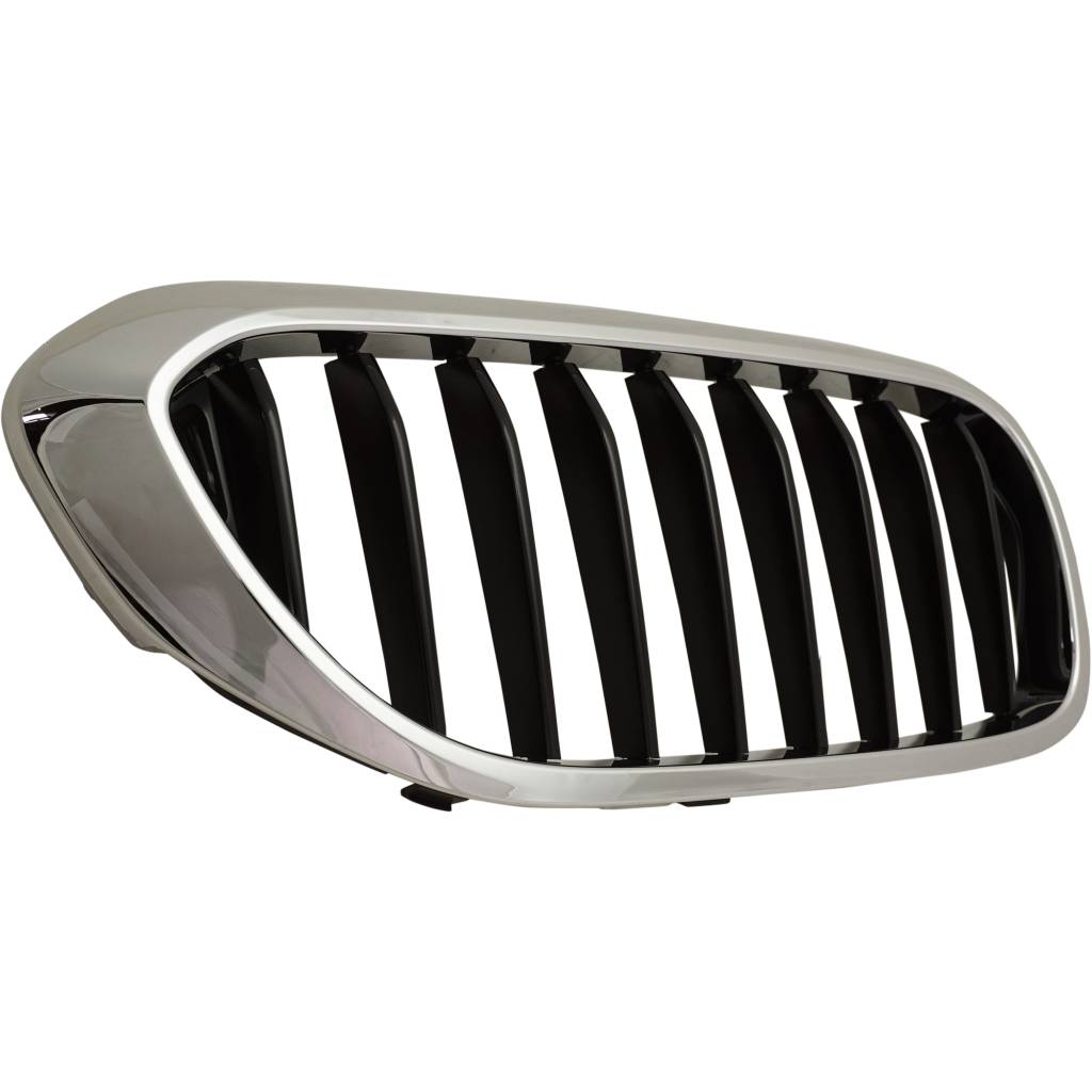 BMW BMW 5 SERIES HYBRID GRILLE RIGHT (Passenger Side) CHROME/BLACK (W/M PKG)(WO/NIGHT VISION) OEM#51137390864 2018-2020 PL#BM1200299