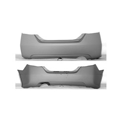 HONDA CIVIC COUPE REAR BUMPER COVER PRIMED **CAPA** OEM#04715SVAA90ZZ 2006-2011 PL#HO1100234C