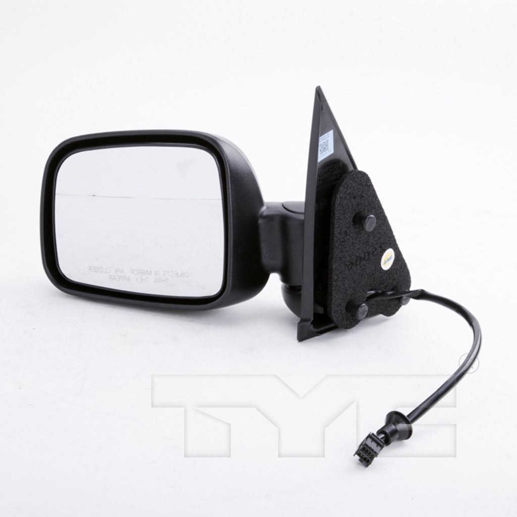 JEEP LIBERTY DOOR MIRROR LEFT (Driver Side) POWER/ NOT HEATED (BLK) OEM#55155841AI 2002-2007 PL#CH1320218