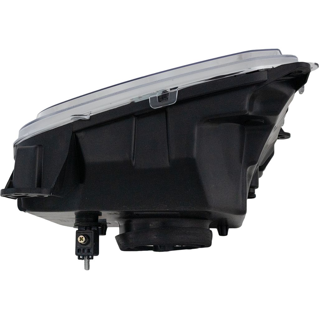 JEEPVEHICLE LIBERTY HEAD LAMP ASSY LEFT (Driver Side) (W/ FOG LAMP)(CHROME BEZEL)(OVAL BULB SHIELD) OEM#55157339AE 2008-2009 PL#CH2502196