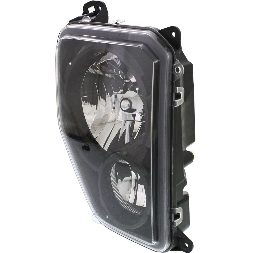 JEEP LIBERTY HEAD/LAMP ASSEMBLY RIGHT (Passenger Side) (W/ FOG LAMP)(BLK BEZEL) **CAPA** OEM#68079710AA (P) 2010-2012 PL#CH2503227C