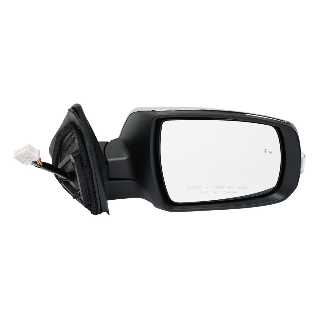 KIA SORENTO DOOR MIRROR LEFT (Driver Side) PWR/HTD/SIGNAL/MEMORY (W/BSD)(PWR-FOLD)(CHROME CVR) OEM#876101U720 2014-2015 PL#KI1320212