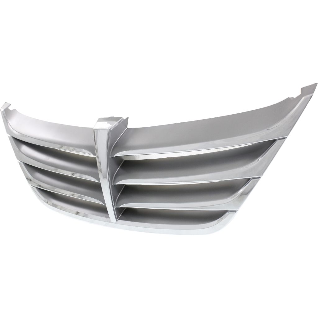 HYUNDAI GENESIS SEDAN GRILLE CHR/PTD SILVER GRAY **CAPA** OEM#863513M500 2011-2014 PL#HY1200171C