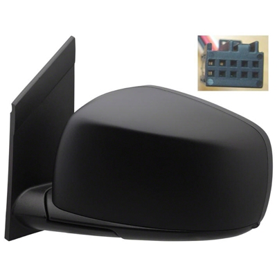 DODGE TRUCKS & VANS GRAND CARAVAN DOOR MIRROR LEFT (Driver Side) POWER/HEATED (TXT BLK) OEM#5113331AE 2008-2010 PL#CH1320291