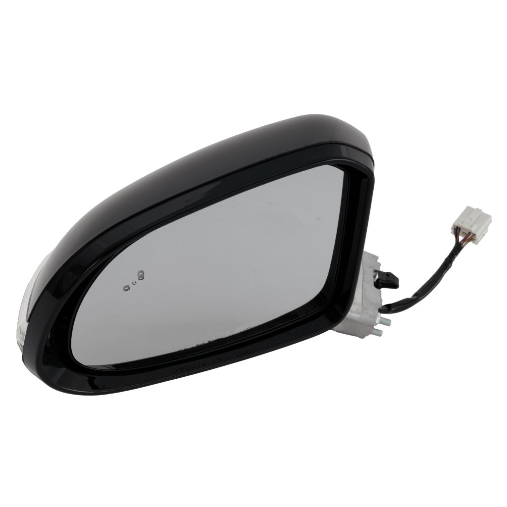 HYUNDAI SANTA FE DOOR MIRROR LEFT (Driver Side) PWR/HTD/SIGNAL/PUDDLE (W/BSD)(WO/CAMERA)(BLACK) OEM#87610S2130 2019-2020 PL#HY1320264