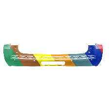 GM TRUCKS & VANS YUKON XL/XL DENALI (GMC) REAR BUMPER COVER PRIMED (W/SENSOR) OEM#84560931 2020 PL#GM1100A34