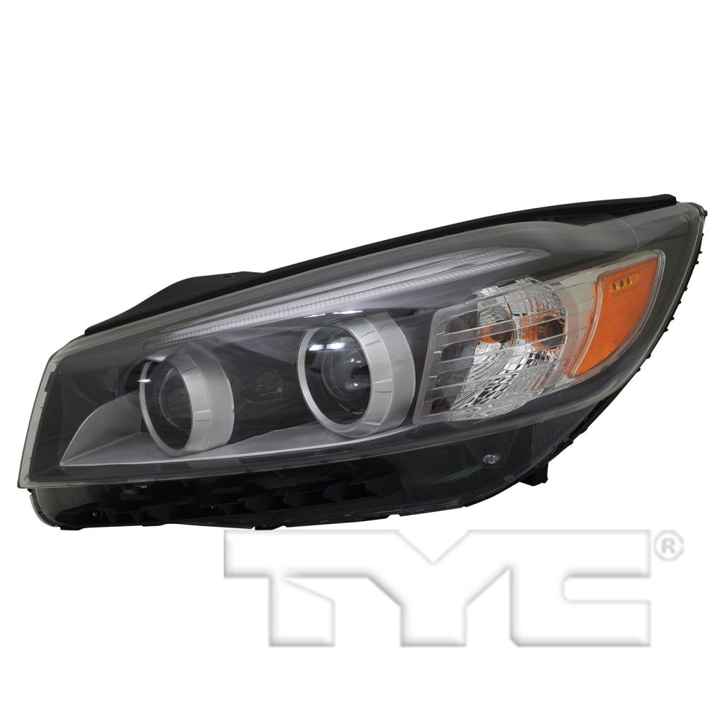 KIA SORENTO HEAD LAMP ASSY LEFT (Driver Side) (HALOGEN)(L/LX/EX)(W/ LIGHT BAR LED) OEM#92101C6000 2016-2018 PL#KI2502185