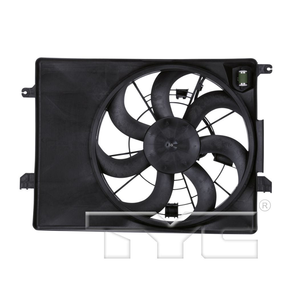 KIA SPORTAGE RADIATOR FAN ASSEMBLY 2.4L OEM#253802S550 2014-2016 PL#HY3115146