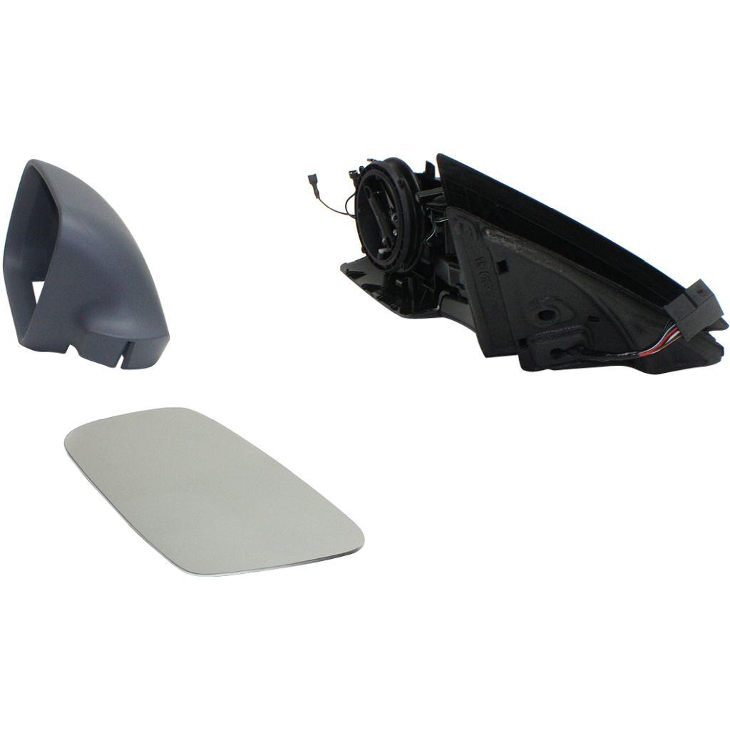 AUDI A6 SEDAN /WAGON DOOR MIRROR LEFT (Driver Side) PWR/HTD OEM#4B1858531BB3FZ-PFM 2000-2004 PL#AU1320110
