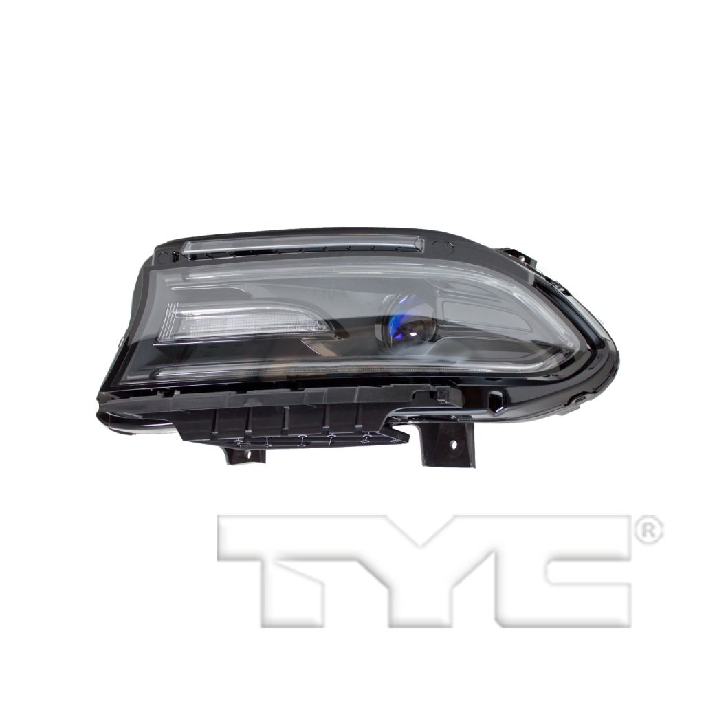 DODGE CHARGER HEAD LAMP ASSEMBLY LEFT (Driver Side) (HALOGEN) (W/LED DRL) OEM#68214397AD-PFM 2015 PL#CH2502270