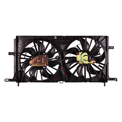 BUICK TERRAZA RADIATOR & A/C FAN ASSY (3.5L)(WO/REAR A/C)(DUAL FAN) OEM#15290117 2005-2006 PL#GM3115196