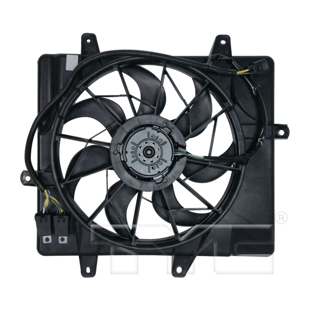 CHRYSLER PT CRUISER RADIATOR & A/C FAN ASSEMBLY (W/O TURBO)(SINGLE FAN) OEM#5179470AA 2006-2010 PL#CH3115146