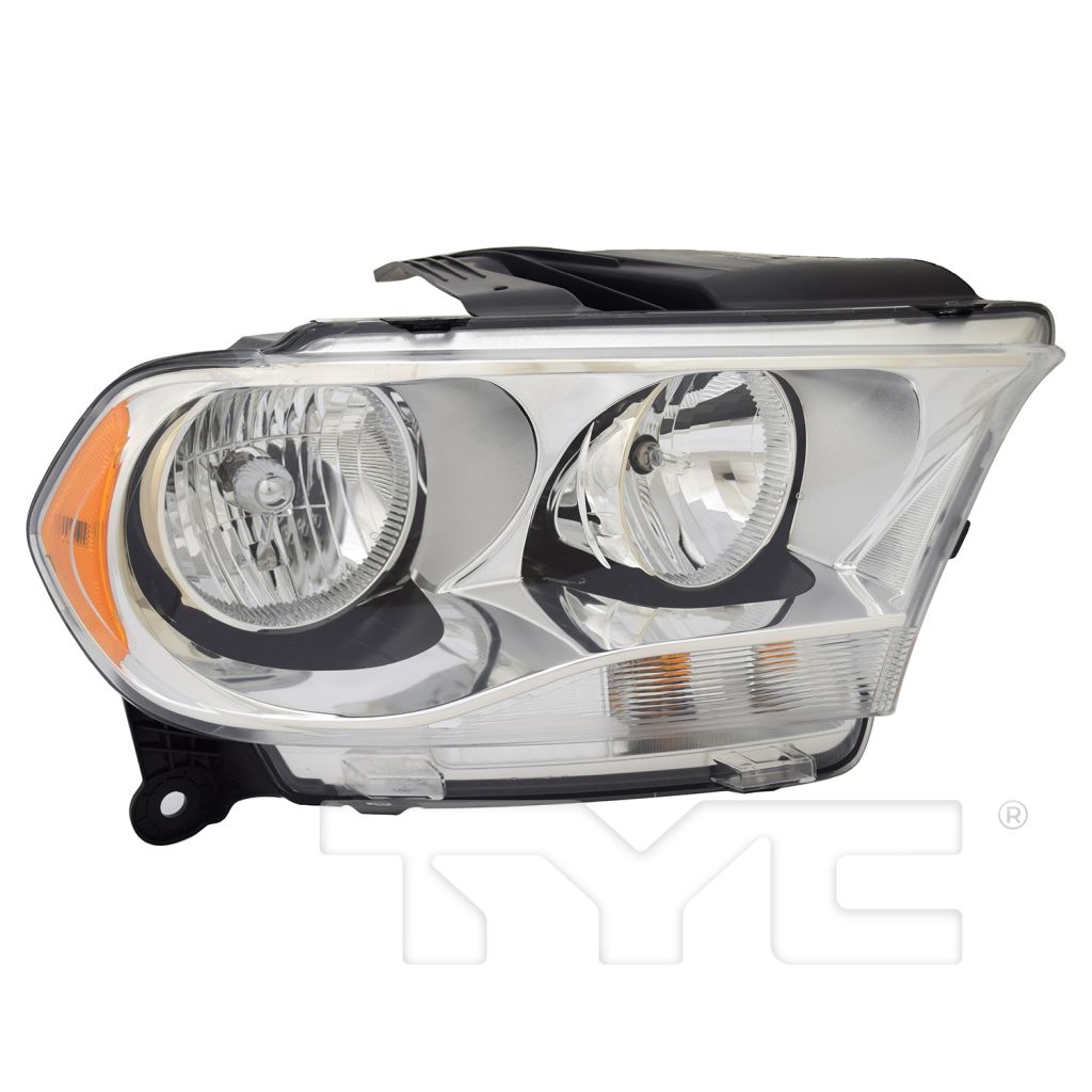 DODGE TRUCKS & VANS DURANGO HEAD LAMP ASSEMBLY RIGHT (Passenger Side) (HALOGEN)(CHR BEZEL)**CAPA** OEM#55079366AC 2011-2013 PL#CH2503228C