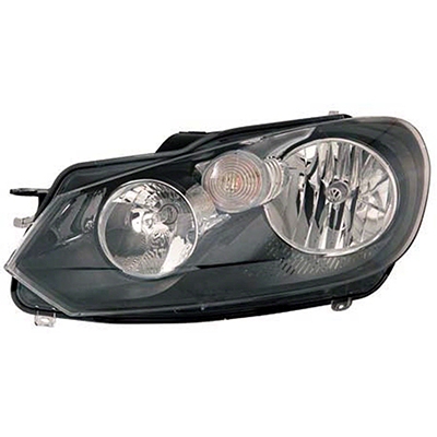 VOLKSWAGEN GOLF (2/4 DR) (LH Exhaust) HEAD LAMP ASSY LEFT (Driver Side) (HALOGEN)(OE Quality) OEM#5K0941005C 2010-2014 PL#VW2502144