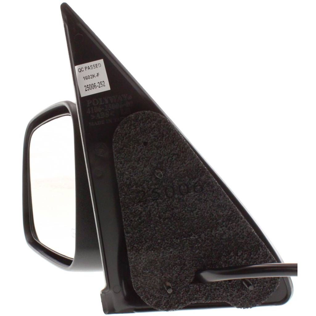 JEEPVEHICLE LIBERTY DOOR MIRROR LEFT (Driver Side) PWR/HTD (W/O MEMORY)(BLACK) OEM#55155843AI 2002-2007 PL#CH1320232