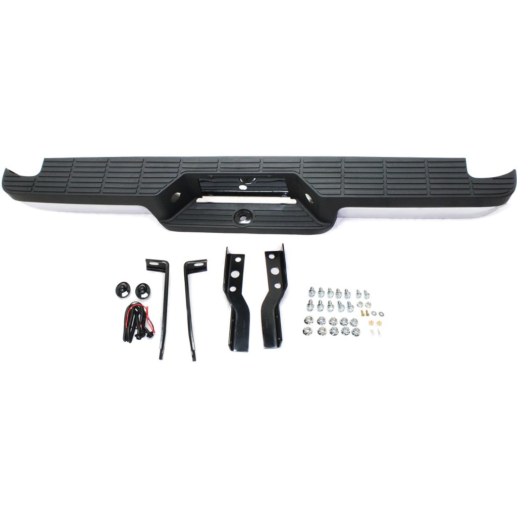 FORD TRUCKS & VANS RANGER STEP BUMPER ASSEMBLY CHROME (STYLE SIDE)(W/BLACK PADS) OEM#4L5Z17906AA-PFM 1998-2011 PL#FO1102306