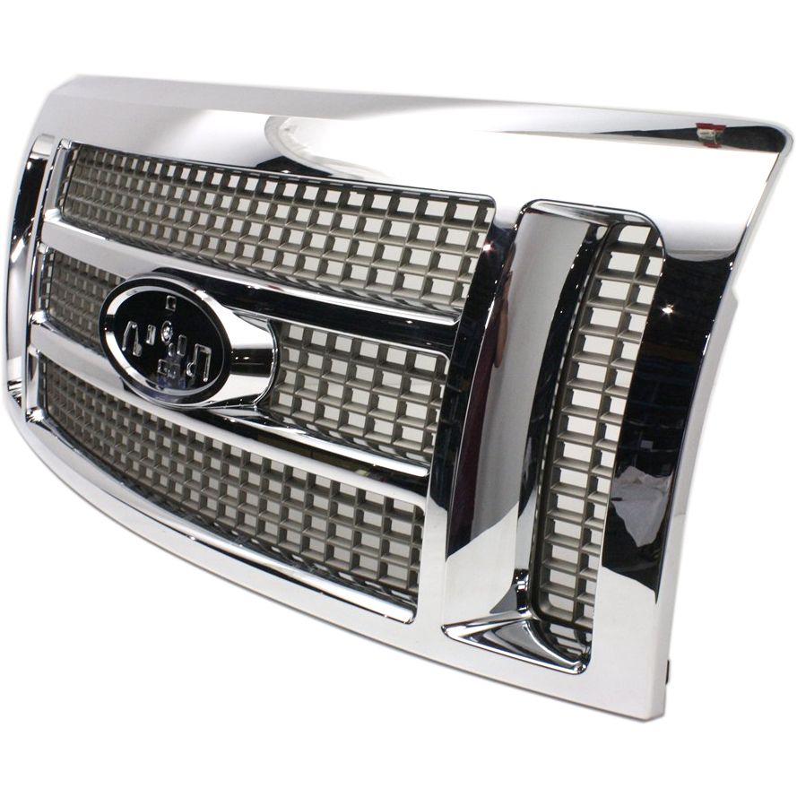 FORD TRUCKS & VANS FORD/PU F150 (EXC SVT RAPTOR) GRILLE PTD-GOLD W/CHROME MLDG (KING RANCH) OEM#9L3Z8200FB 2009-2014 PL#FO1200522