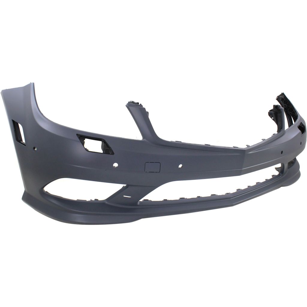 MERCEDES-BENZ C-CLASS SEDAN (204) FRONT BUMPER COVER PRIMED (SPORT)(W/WASH)(W/ SEN)(EXC C63)(LED DRL) OEM#2048853038 2011 PL#MB1000423