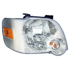 FORD TRUCKS & VANS EXPLORER SPORT TRAC (PICKUP) HEAD LAMP ASSY RIGHT (Passenger Side) (W/CLEAR LENS)**CAPA** OEM#6L2Z13008AA 2007-2010 PL#FO2503220C