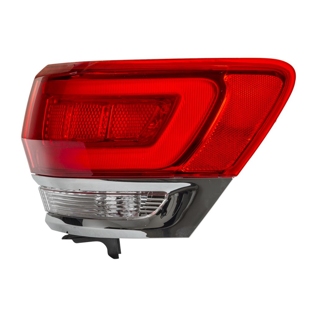 JEEP GRAND CHEROKEE TAIL LAMP ASSEMBLY RIGHT (Passenger Side) CHROME INSERT OEM#68110016AF 2014-2021 PL#CH2805106