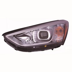 HYUNDAI SANTA FE /SANTA FE XL (3.3L) HEAD LAMP ASSEMBLY LEFT (Driver Side) (HALOGEN)**CAPA** OEM#92101B8020 2013-2016 PL#HY2502175C