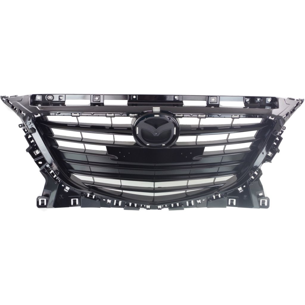 MAZDA MAZDA3 GRILLE GLOSS BLACK (WO/ADAPTIVE CRUISE) OEM#BJE150712B 2014-2016 PL#MA1200196